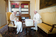 Pope Francis and Pope Benedict 4